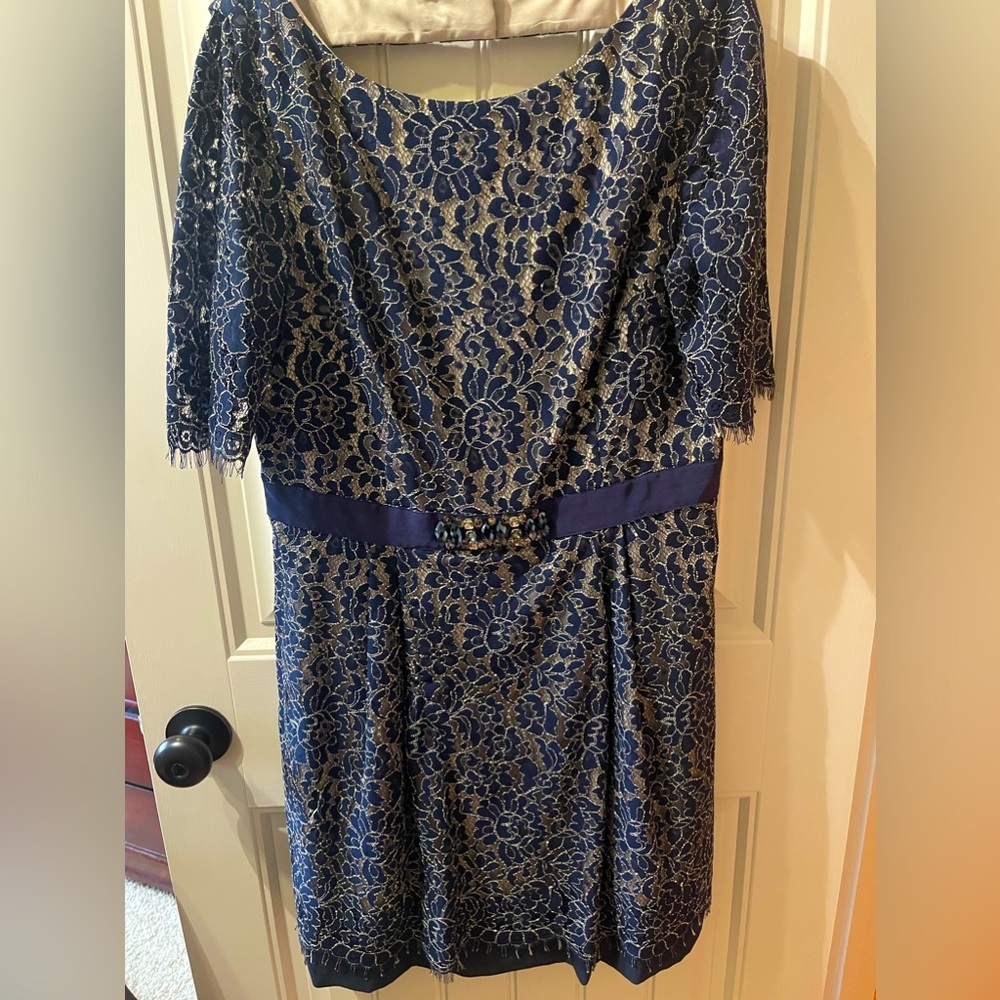 Eliza J Navy Mini Dress